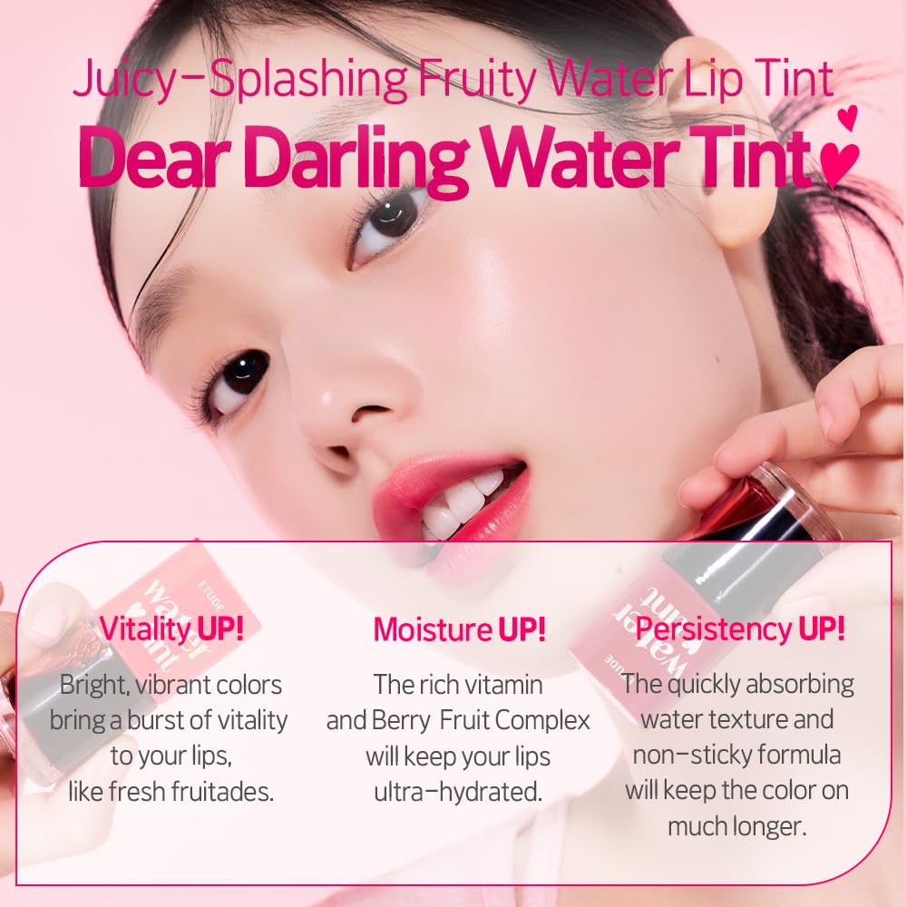 Etude Dear Darling Water Tint #02 Cherry Ade (9G)